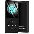 Wisfunlly 16GB Bluetooth MP3 Player, 1.8" Multifunctional MP3 Player with FM Radio Voice Recorde Mini 70 Hours Playback Lossless Music Player Supports Up to 128GB for Sports Running