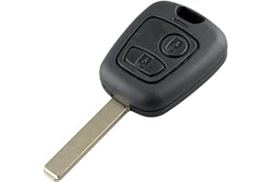 FOBTRONICS NEW 2 button case for Toyota Aygo remote key fob 2005-2014 WITH BLANK BLADE