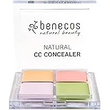 Benecos - natural beauty 94267 correttore CC - cremoso - correttivo - senza talco - vegano - beige/verde/rosa/viola