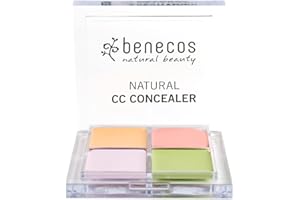 BENECOS - NATURAL BEAUTY benecos - Naturkosmetik - CC-Concealer - cremig - korrigierend - talkfrei - vegan - beige/grün/rosa/lila