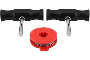 Delaman Cable de Corte de Vidrio de Ventana, Kit de Herramientas de Eliminación de Parabrisas de Automóviles Parabrisas Cable de Corte de Vidrio de Ventana con Manijas