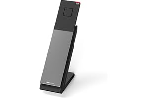 Snom HD3 Telefono Cordless Casa per Settore Ospitalità - Ricevitore DECT con Base di Ricarica, Alloggiamento Antibatterico, LED di Notifica e Funzioni Avanzate - Espandibile fino a 5 Postazioni