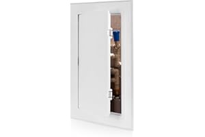 KR KITCHENRAKU Access Panel 150x225mm - Paintable Easy Access Doors with Hidden Hinges, Flush Fit ABS Inspection Hatch for Drywall, Wall and Ceiling Electrical Plumbing