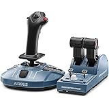Thrustmaster TCA Officer Pack Airbus Edition: Ergonomische Nachbildungen des weltberühmten Airbus-Sidesticks und Schubhebel-Q