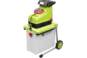 Zipper GHAS2800 Electric Garden Shredder | 2800W + 44mm Cutting Width - 240v