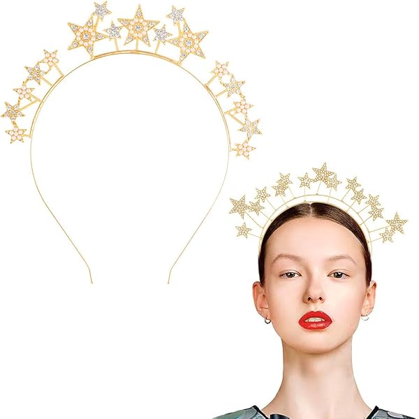 Kotkiddy® Cerchietto Per Capelli A Forma Di Stella, In Cristallo
