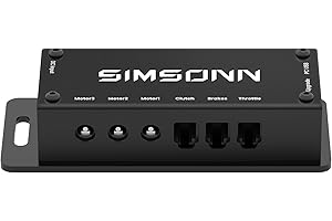 SIMSONN Rennsimulator-Pedale Vibrationsmotormodul VAM und VAM Pro Haptic Pedals Reactor (Plus X Control Box)