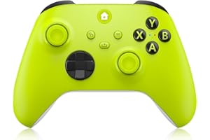 SWCTIM Xbox One Controller for Xbox One,Xbox Series X/S,Windows PC,Xbox Controller Wireless with 2.4GHz Wireless Adapter,with 3.5mm Audio Jack,Yellow