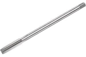 QUARKZMAN Hane för metrisk gänga M8 x 1,25 H2 120 mm extra lång hane fräsmaskin rak tråd verktyg reparation gänggängning