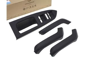 KFZPREMIUMTEILE24 Original Türgriff Blenden kompatibel mit Touran (1T) Baujahr 2003-2010 Oberteile Griff Blende Antrazith vorne + hinten