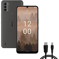 Nokia C31 Smartphone 4G 128GB, 4GB RAM, Tripla Camera 13 Mp, Display HD+ da 6.74″, Android 12, Batteria da 5050 mAh, Dual Sim