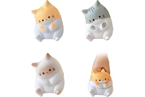 FloralGrace Lot de 3 balles anti-stress mignonnes pour chat - Jouet anti-stress pour enfants et adultes