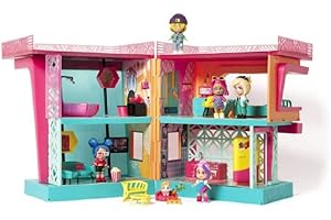 KOOKYLOOS Luna’s Dream Villa – Casa de muñecas con Accesorios, muñeca y Mascota exclusivas. Incluye mobiliario, Pegatinas y Suelos Intercambiables