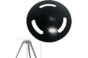 FCOUIID Boat Cover Support Pole Mushroom Cap - 5" Plastic Top with 3 Strap Holes, Boat Accessories (Black Cap, Not Include Pole)
