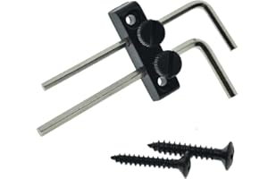 KAISH Guitar Bass Allen Key Headstock Wrench Holder for FR Tremolo Black