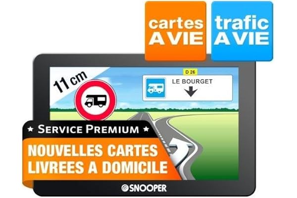 Snooper CC 2400 GPS Eléments Dédiés à la Navigation Embarquée Europe Fixe, 16:9
