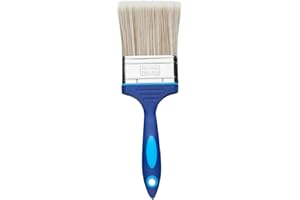 Fit For The Job Pincel de Pintura para Bricolaje sin pérdida de cerdas de 3 Pulgadas para un Acabado Suave de Pintura con Pinturas en emulsión, Brillantes y satinadas 3 "75 mm