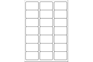 SmithPackaging A4 Self Adhesive Address Labels, 21 Labels Per Sheet, 20 Sheets, 63.5 x 38.1mm, 420 Labels