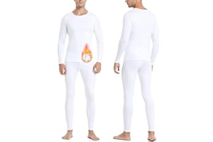 Maxmana Secret Thermal Underwear For Men,Thermal Long Johns Top & Bottom Set,Thermal Wear Clothes pants Thermal Base Layer Long Sleeve pajama,Skiing,Hiking,Outdoor Sports