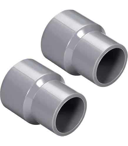 PATIKIL Réducteur Tuyau UPVC 32mm à 20mm Barbelé - Raccord Droit Gris Robuste Pour Eau, Résistant & Étanché