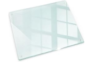 GENERIC Wallfluent Planche à Découper Transparente 60x52 cm Résistant à la chaleur Résistant aux rayures Pour la cuisine