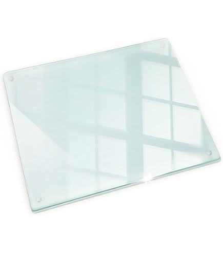 DarHaus Plaque De Recouvrement Cuisinière 30x52 Cm Verre Trempé Fruit Coloré - Protection Anti-Éclaboussures Et Planche Découpe