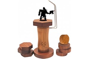 FOXBITE Soporte de Pintura en Miniatura,Base de Pintura para miniaturas Compatible con miniaturas DND, Modelo a Escala, Figuras de fantasía, Juego de Pinceles acrílicos para detallar Warhammer