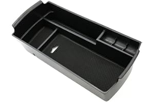 YEE PIN Auto Scatola di Immagazzinaggio Accessori per Car Compatibile con Citroen C5 aircross 2018-2021 Center Console Bracciolo Box Storage Secondario Vassoio Estraibile con Tappetino Antiscivolo