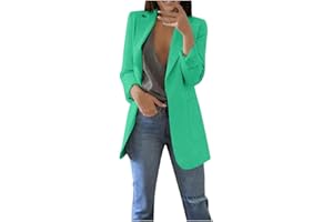Briskorry Blazer Damen Elegant Blazer Lange ärmel Elegante Jacke Damen Schwarz Damenjacken Sommer Damenbekleidung DüNne Sommerjacke Damen Sommerjacke Damen Leicht Lang Blazer Sportlich Blouson Jacke