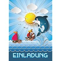 12 Einladungskarten Zum Kindergeburtstag "Zoo Tiere