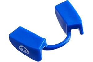 GELFORT Powerlifting - Paradenti per tutti gli sport di allenamento della forza, per fitness e sollevamento pesi (1 pezzo, blu)