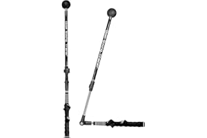 ‎DECHOGA Golf Schwungtrainer, Tragbare Golf Trainingshilfe, Einstellbar Zur Verbesserung von Scharnier, Unterarmdrehung, Schulterdrehung – Leichter, Langlebiger Golf Schwungmeister (Rechte Hand)