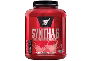 BSN Syntha 6 Ultra-Premium proteinpulver för muskeltillväxt och återhämtning, lågt sockerinnehåll, högt proteininnehåll, Crea
