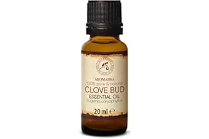 AROMATIKA TRUST THE POWER OF NATURE Clove Essential Oil 20ml - 100% Pure & Natural - Eugenia Caryophyllus - Indonesia - for Aromatherapy - Personal Care - Diffuser - Aroma Lamps - Cosmetic - Oils Clove