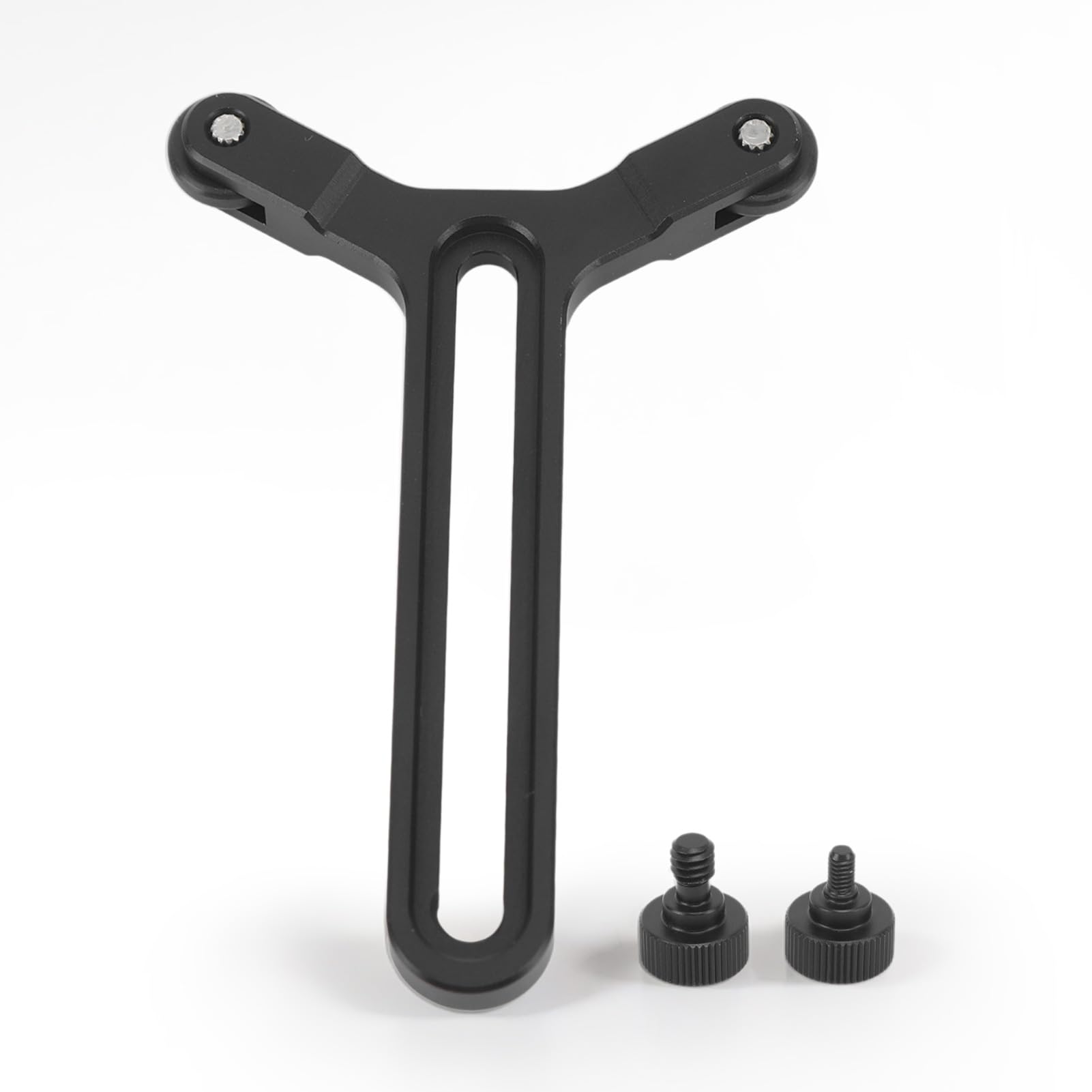 Y Bracket with Double Wheels, Frame Lens Support System with1/4in Slide Screw, for DJI Ronin S SC and Stabilizer Quick Release Plate