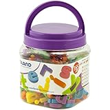 Miniland Educational 154093 - Lote de letras minúsculas magnéticas infantiles, 165 unidades