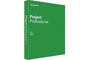 Microsoft Project Professional 2019 Complète 1 Licence(s) Anglais