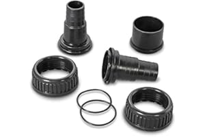 AQUA TECHNIX Anschlussverschraubungen für AquaPlus + Badu Magic Pumpen | Set für Poolpumpen | Pumpen-Anschluss-Set