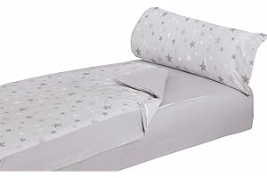 Montse Interiors, S.L. Saco nórdico Estampado con Cremallera y Bajera Ajustable (para Cama de 90x190/200, Nara)