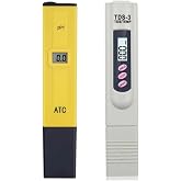 UNİCHROME Dijital Ph Metre Su Sıvı Akvaryum Ph &Ouml;l&ccedil;er Ve Tds Metre Su Kalite Test &Ouml;l&ccedil;&uuml;m Cihazı Saflık &Ouml;l&ccedil;er