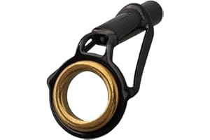 TDCUIZENT Rod Tip Guide Ring Top Fishing Rod Repair Kit With Ceramic Ring Stainless Steel Frame Line Ring Eye Building Tool For Fishing Pole Rod Replacement Fishing Rod Accessories(3.4mm)