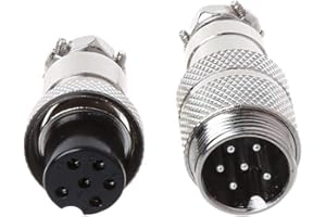 Dabixx Connettore Femmina Gx16 Butting Aviation Connettore Femmina 2/3/4/5/6/7/8 Pin - 6 Pin