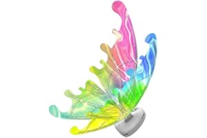 AICARGER Die leuchtenden LED-Schmetterlingsflügel werden frei mit Musik schwingen, geeignet für Geburtstagsfeiern, Halloween, Weihnachten und andere Aktivitäten.