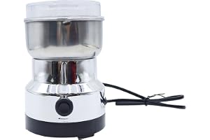 Grobo 200W 300ml elektrisk kaffekvarn, rostfritt stål spannmåls- och kryddkvarn för kök