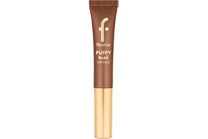 Flormar Puffy Liquid Contour 002 Hot Chocolate – Byggbar flytande contour med svampapplikator, naturlig strålande finish