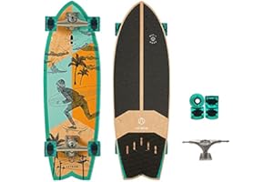 Aztron Street 31, Surfskate Board Gioventù Unisex, Multicolore, L