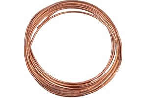 MAOZAO Copper Wire, T2 Solid Bare Copper Round Copper for Jewelry Craft Making, 32.8Feet,Diameter 2.0mm