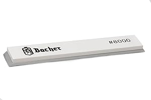 ‎BACHER BACHER kamień do ostrzenia noży #8000 – osełka z korundu do systemów ostrzenia kątowego Ganzo, Apex Edge, Ruixin i KKmoon