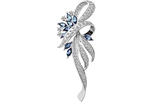 SHSMPXOY Broche de Ballerine Fantaisie en Strass Vêtement Femme Style Vintage pour Les Dames et Les Filles