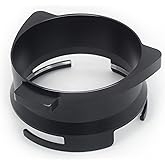 CreepyParty Coffee Dosing Funnel, 54mm Dosing Ring Espresso Coffee Accessrioes Aluminum Metal for Sage Delonghi Breville Port